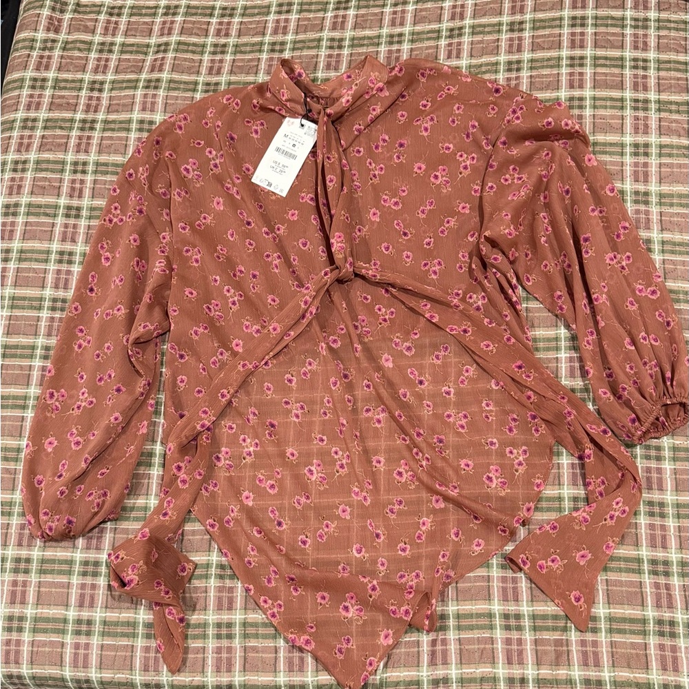 BOW PRINT SHIRT